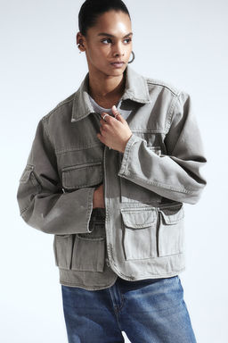 Chaqueta cargo en denim - H&m фото 2