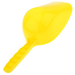 Совок для сыпучих продуктов пластмассовый, 0,6л, 30х10,5х7,5см, с мерной шкалой, цвета в ассортименте: белый, желтый (Китай) - Домашняя мода фото 5