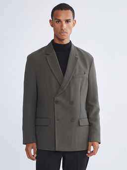 Standart Kal?p Erkek Blazer Ceket