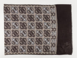 Палантин с вышивкой /шерсть/в ассорт № Тк850/27 - Ганг фото 2