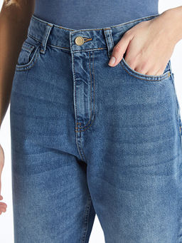 Mom Fit Kad?n Jean Pantolon