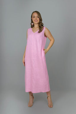 Сарафан платье 100% лен А-силуэт