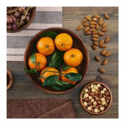 Миска сервировочная деревянная Walmer Organic малая, 0.15 л, цвет темное дерево  фото 4