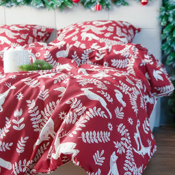 Постельное бельё Этель евро Christmas time 200х217 см, 220х240 см, 70х70 см - 2 штуки  фото 13