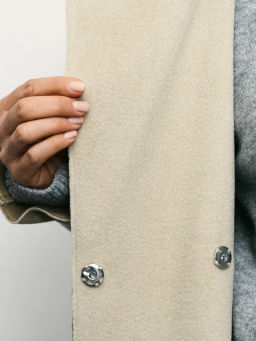 Двубортное пальто с поясом / Zarina фото 8