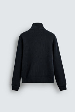 CHAQUETA CANAL? INTERLOCK / Marino - Zara фото 8
