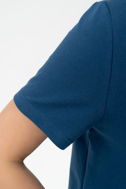 Платье из лёгкого хлопкового футера - Solo mio фото 6