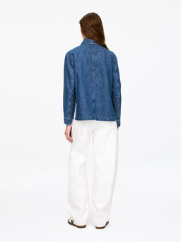 Camisa de sarga de denim - H&m фото 6