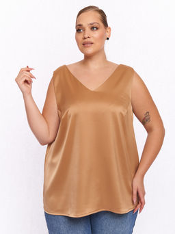 Топ атласный ZMT10237YLW50 - Артесса фото 6