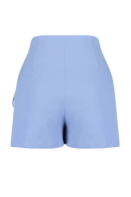 TRENDYOLMILLA Pembe Baglama ve Kusgozu Detayl? Dokuma Sort Etek TWOAW21SR0038  фото 15