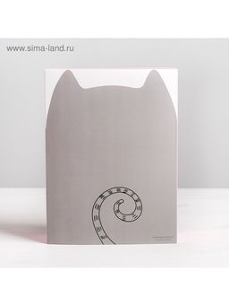 Цена за 5 шт. Коробка для сладостей Котик, 20 15 5 см - Дарите счастье фото 4