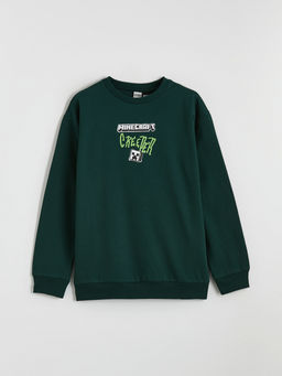 Minecraft Bask?l? Erkek ?ocuk Sweatshirt