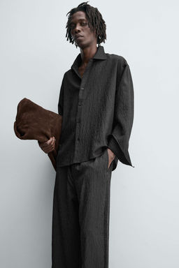 STRIPED FLOWING SHIRT - Zara фото 5