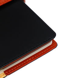 Ежедневник недатированный Бизнес, А5, в клетку, с хлястиком, 128 листов, обложка кожзам, чёрный - Simaland фото 2