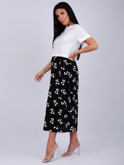 Платье Виттория, вискоза/кулирка До 60 размера - Малина фото 69