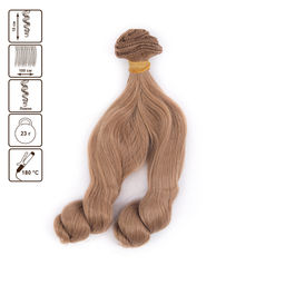 HobbyBe HAR-12 Тресс для кукол 15 см 100 см 23 г 04 русый