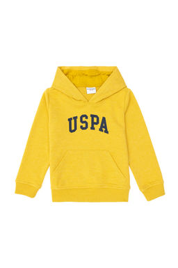 Желтый базовый свитшот для мальчика Неожиданная скидка в корзине