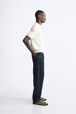 WAVY KNIT POLO SHIRT - Zara фото 4