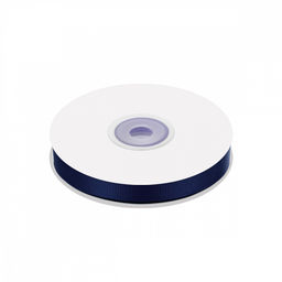 Лента репсовая 10мм цв. 370 т.синий Magic4Hobby уп. 22,8м (1м) картон/пенопласт