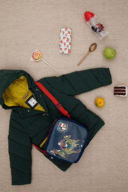 Школьная сумка темно-синего цвета для мальчика