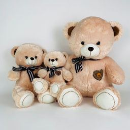 Мягкая игрушка Мишка с полосатым бантом 40 см (арт. 4858/40) - Storyland фото 10