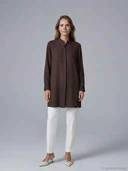 F?rf?rl? Hakim Yaka Kad?n G?mlek Tunik