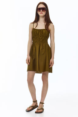Vestido de algod?n con tirantes de lazo - H&m фото 6