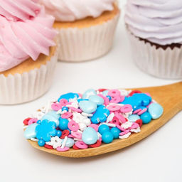 Кондитерская посыпка Красно-бирюзовый, 50 г - Simaland фото 2