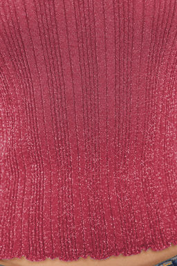 Ac?k Sar? Simli Kol Detayl? T-Shirt Gorunumlu Ince Triko Bluz TWOSS24KZ00029 - Trendyolmilla фото 15