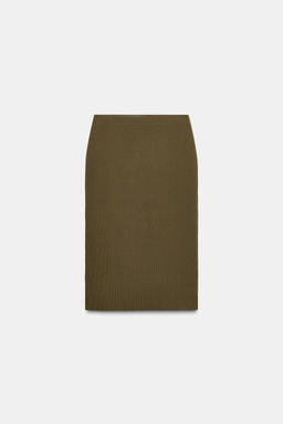 KNIT TUBE MIDI SKIRT - Zara фото 6