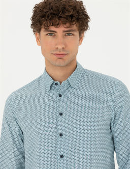 Mint Slim Fit Uzun Kollu G_mlek - Pierre cardin фото 2