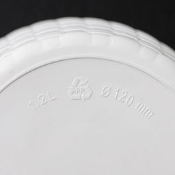 Цена за 3 шт. Горшок для цветов с поддоном «Ротанг», 1.2 л, d=13 см, h=12 см, пластиковый, белый