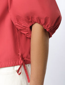 Блузка из легкого хлопкового поплина - Vilatte фото 2