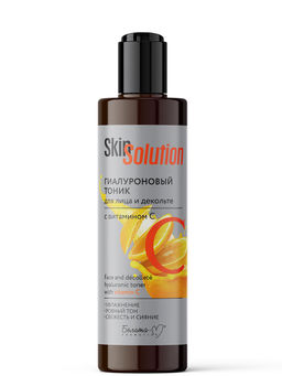 Белита-М Skin Solution Тоник гиалуроновый для лица и декольте с витамином С 200мл