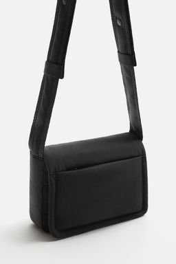 NYLON CROSSBODY BAG WITH FLAP - Zara фото 5