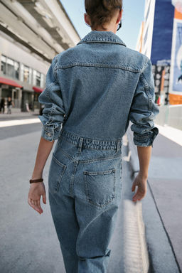 MONO Z1975 LARGO DENIM / Azul medio - Zara фото 7