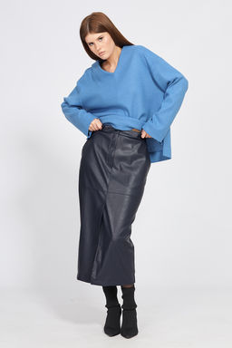 Юбка темно-синий