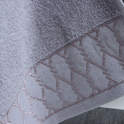 Полотенце махровое Этель Вензель цв.серый, 35*75 см, 450 гр/м2, 100% хлопок  фото 2