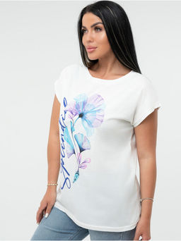 Футболка "Акварель" белая