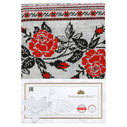 Скатерть 220х145см Розовое утро, длина стола до 180см, на 8-10 персон, хлопок Оптима 171г/м2, упаковка классическая 28х41см, Домашняя мода (Россия)  фото 6