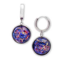 Серьги из муранского стекла