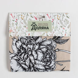 Фартук Доляна Blooming garden 60х70 см, 100% хлопок, 164 г/м2  фото 7