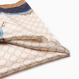 Платок женский MINAKU 70*70 см, синий  фото 2