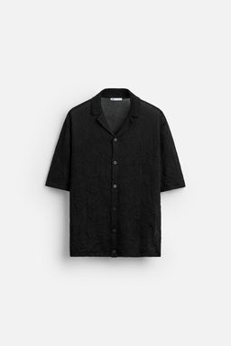 CREASED-EFFECT KNIT SHIRT - Zara фото 6