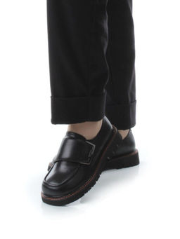 03-DYX02-2 BLACK Полуботинки женские (натуральная кожа)