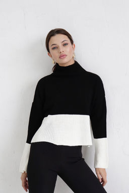 10452 Свитер чёрно-белый - Martichelli фото 15