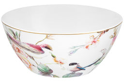 Салатник 1 л 17*17*7,5 см Певчие птички NEW BONE CHINA, фарфор
