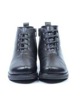 04-930-01 BLACK Ботинки зимние женские (натуральная кожа, натуральный мех) - Фабричный китай фото 13