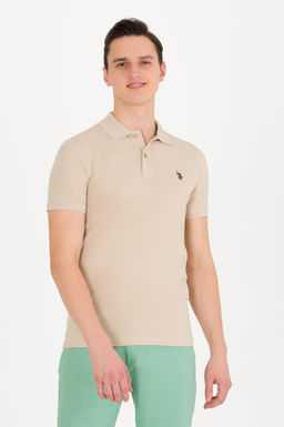 U. S. Polo Assn Мужская базовая футболка с воротником-поло Stone - U.s. polo assn фото 13