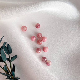 Бусины для украшений из розового Турмалина (10 шт)